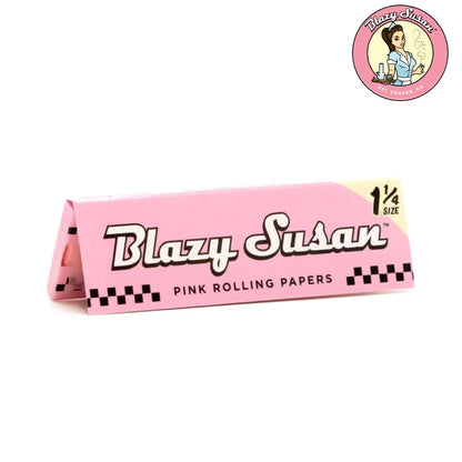 Pink Blazy Susan Rolling Papers - 2 Pack