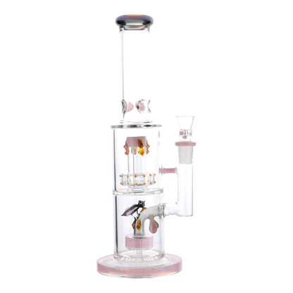 Pink Honey Hive Percolator Bong - 14in