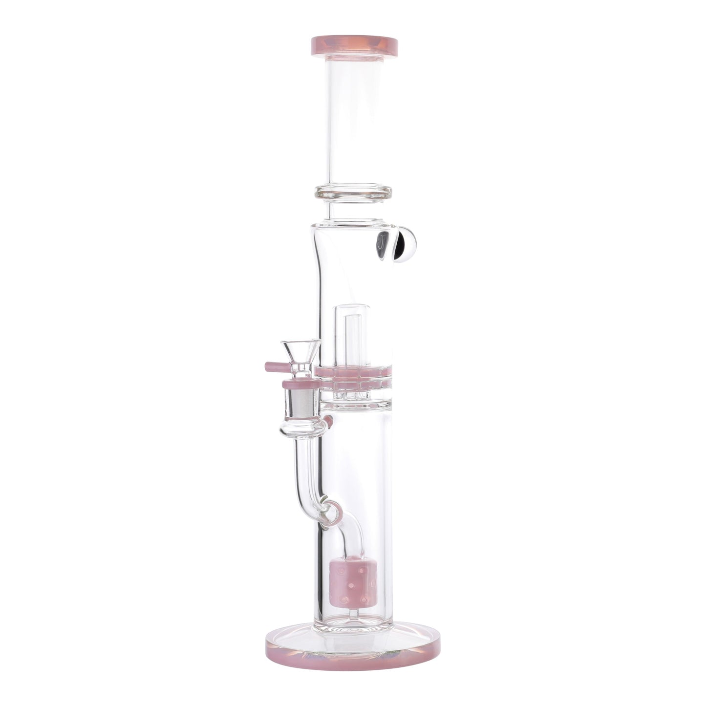 Pink Tower of Power Percolator Bong - 16in