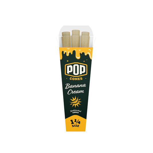 Pop Cones Unbleached 1 1/4" - 6ct