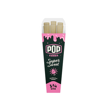 Pop Cones Unbleached 1 1/4" - 6ct