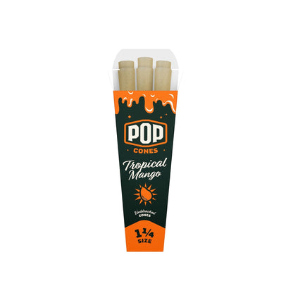 Pop Cones Unbleached 1 1/4" - 6ct