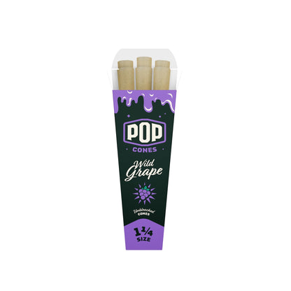 Pop Cones Unbleached 1 1/4" - 6ct