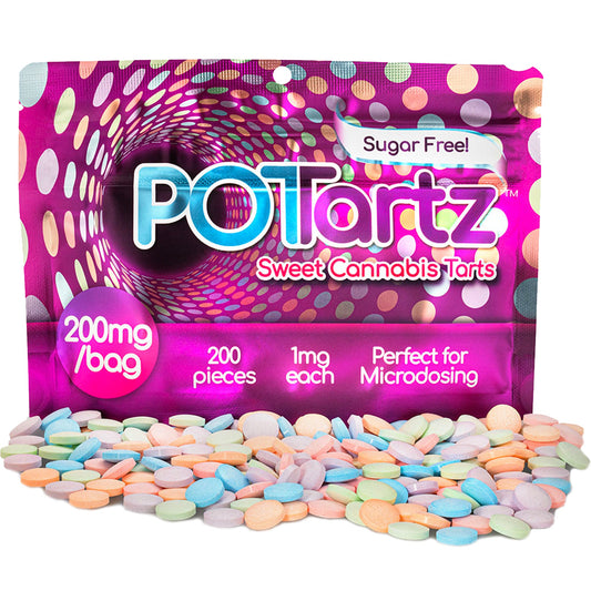 PoTTartz Sweet Cannabis Tarts - 200mg - hqdtechusa