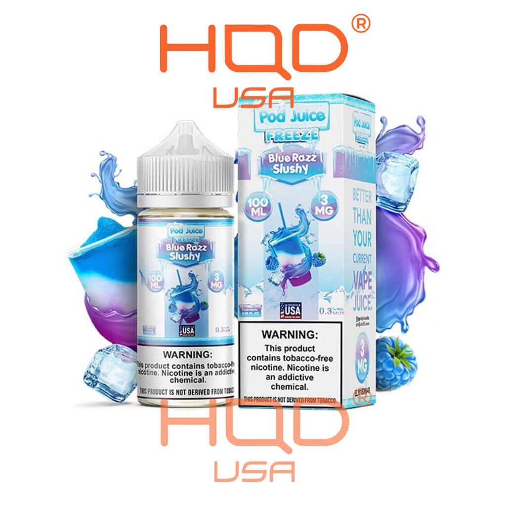 Premium Salt Nicotine Vape Juice – 30mL,35MG & 55MG Strength – HQD Tech USA