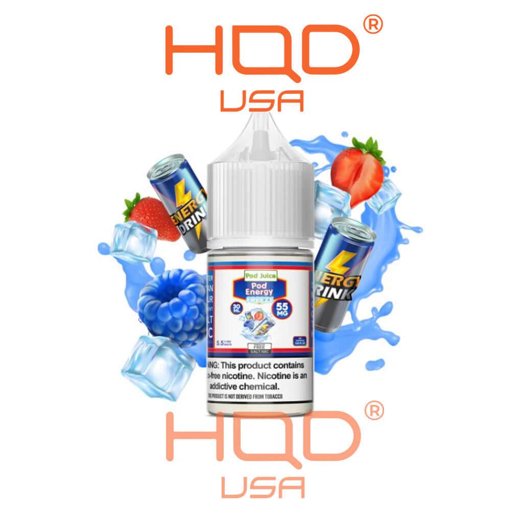 Premium Salt Nicotine Vape Juice – 30mL,35MG & 55MG Strength – HQD Tech USA