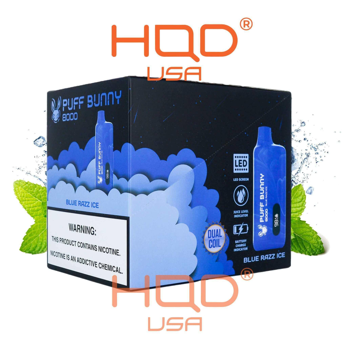 Puff Bunny (10-Pack) | Disposable Vapes | HQD Tech USA