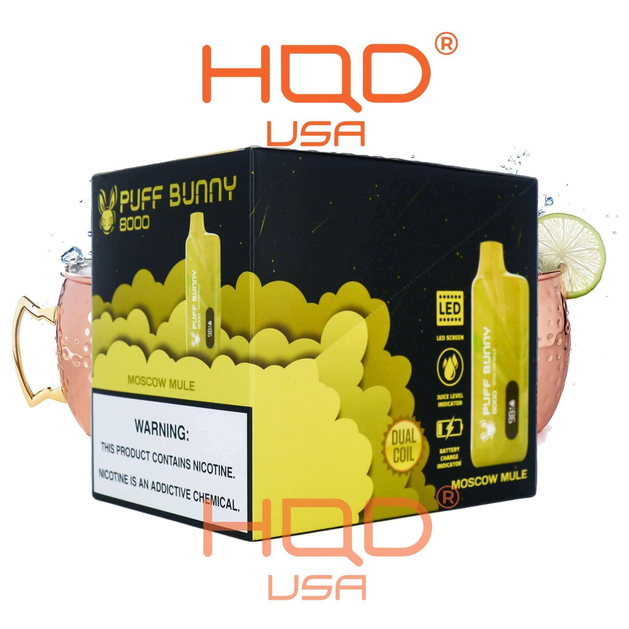 Puff Bunny 8000 Disposable Vape 10 Pck – HQD Tech USA