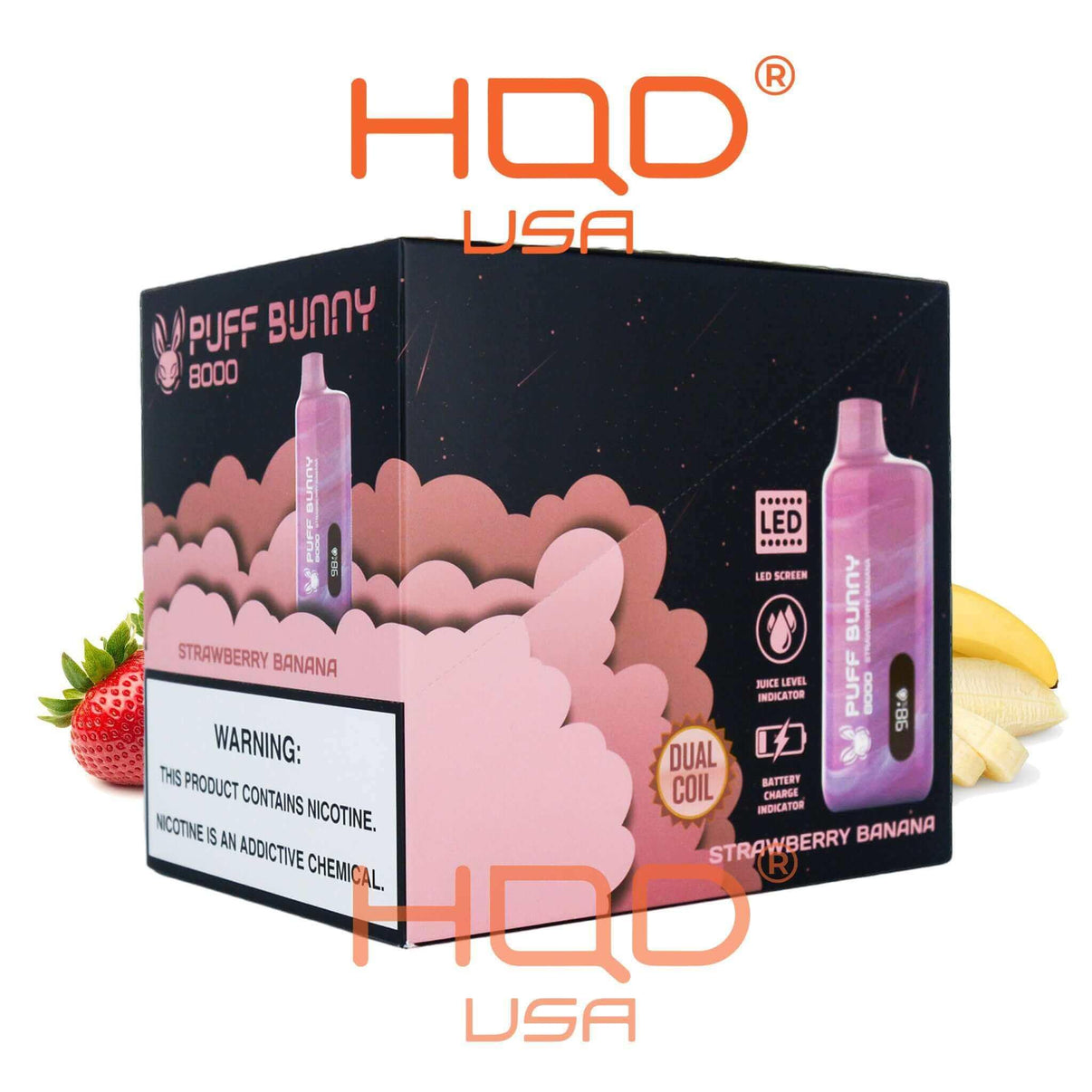 Puff Bunny (10-Pack) | Disposable Vapes | HQD Tech USA