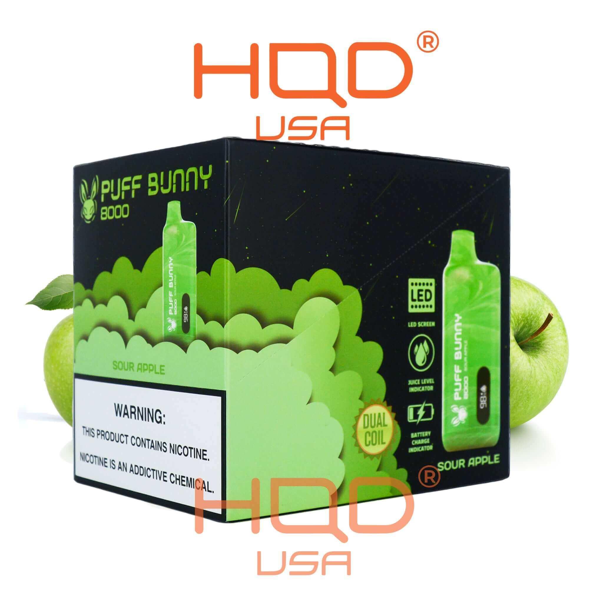 Puff Bunny 8000 Disposable Vape 10 Pck – HQD Tech USA