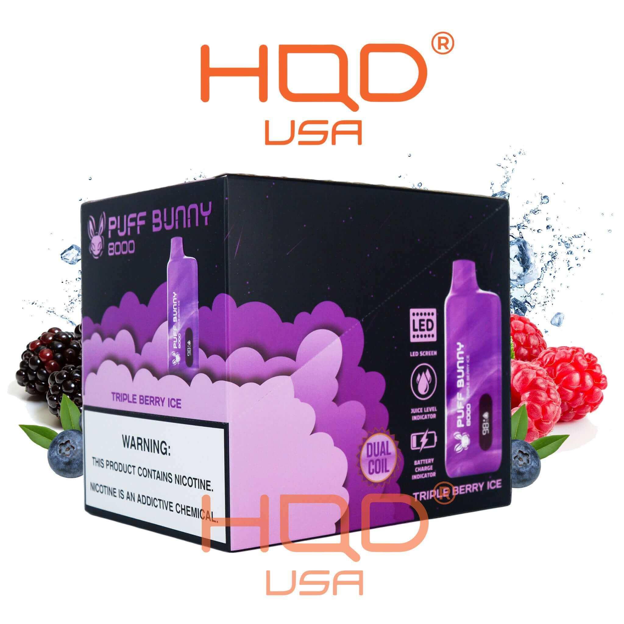 Puff Bunny 8000 Disposable Vape 10 Pck – HQD Tech USA