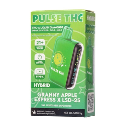 Pulse THC-A Liquid Diamonds Vaporizer - 5000mg