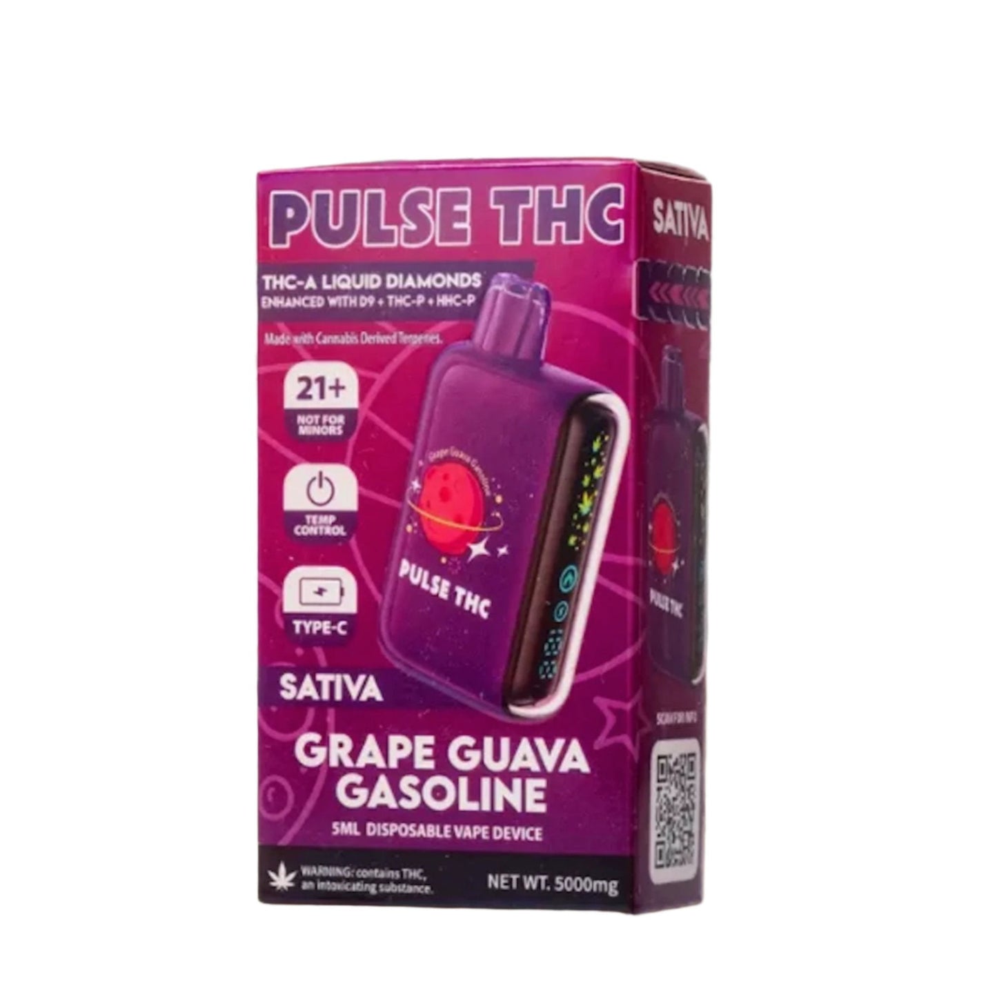 Pulse THC-A Liquid Diamonds Vaporizer - 5000mg