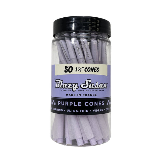 Purple 1 1/4" Blazy Susan Cones - 50ct - hqdtechusa