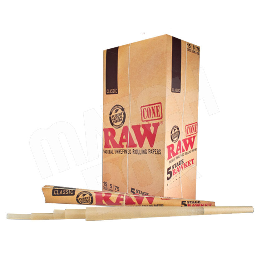 RAW 5 Stage RAWket Launcher | Rolling Papers | HQD Tech USA