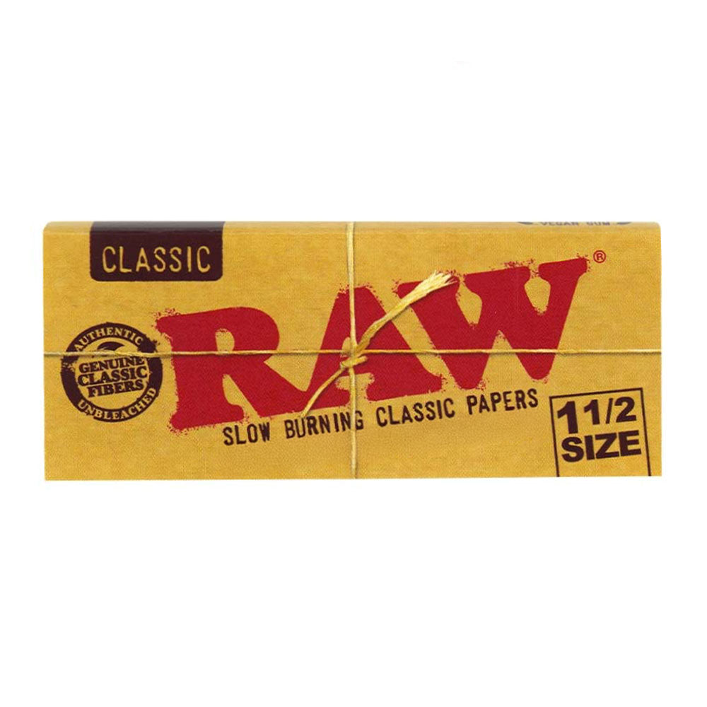 RAW Classic 1 1/2 Size Rolling Papers | Rolling Papers | HQD Tech USA