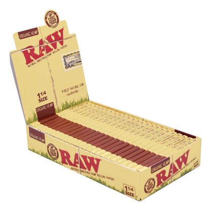 RAW Organic Hemp 1 1/4 Rolling Papers | Rolling Papers | HQD Tech USA