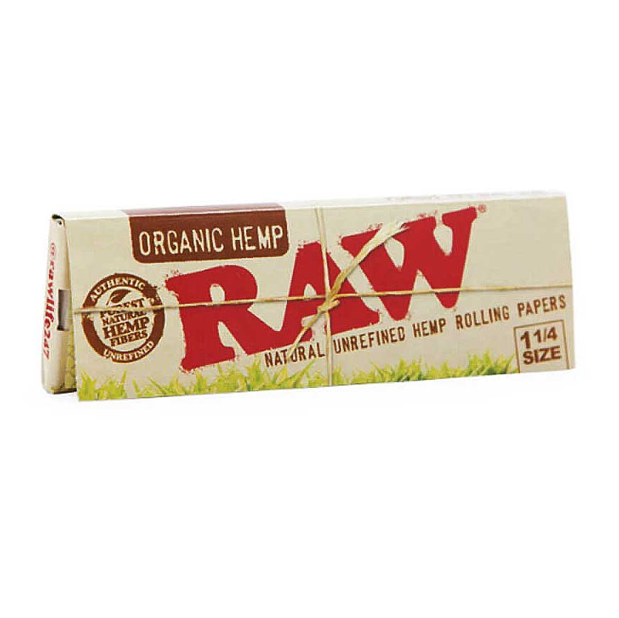RAW Organic Hemp 1 1/4 Rolling Papers | Rolling Papers | HQD Tech USA