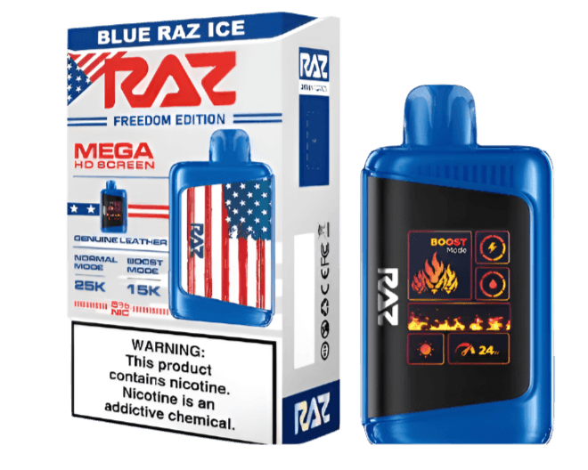 RAZ DC25000 Disposable Vape with Full Color Animation | Disposable Vapes | HQD Tech USA