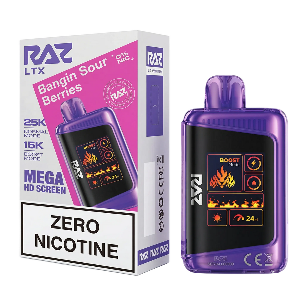RAZ LTX 25K Zero Nicotine Disposable Vape