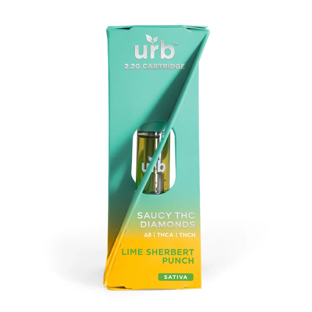 URB Saucy THC Diamonds Cartridge 2.2G