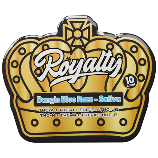 Schmack Royalty Blend Bangin Blue Razz Gummies - 10ct - hqdtechusa