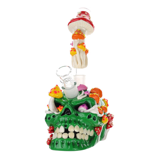 Skull Decay Bubbler Bong - 10in - hqdtechusa