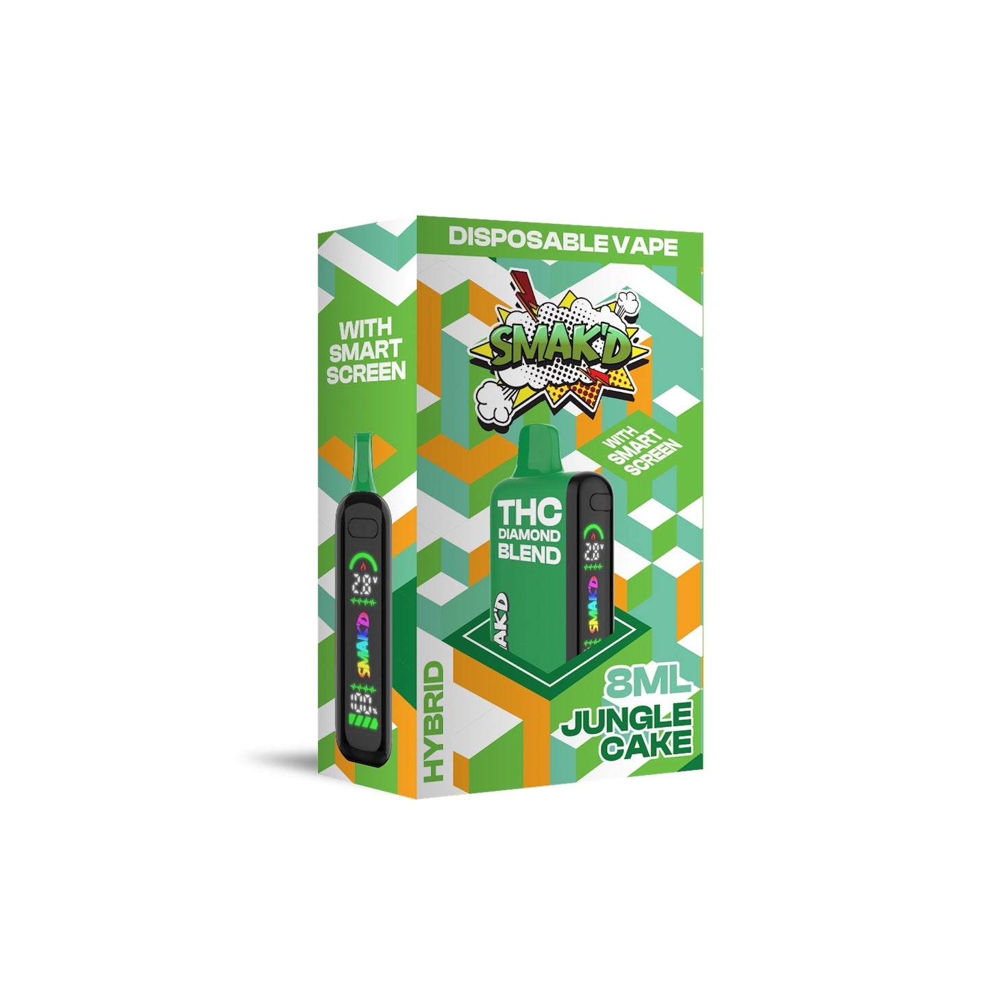 Smakd Diamond Blend THC-A Vaporizer - 8000mg - hqdtechusa