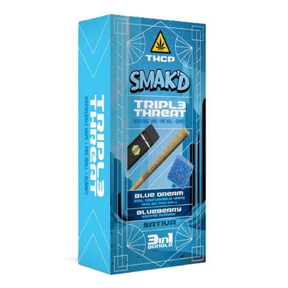 Smak'd Triple Threat - Disposable Pre Roll & Gummy Kit