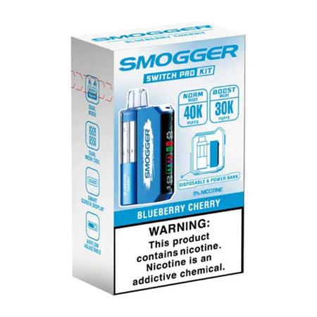 Smogger Switch Pro 40K Pro Kit DIsposable Vape HQD Tech USA Smogger Switch Pro 40K Pro Kit DIsposable Vape HQD Tech USA