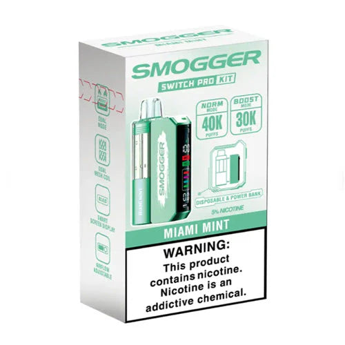 Smogger Switch Pro 40K Pro Kit DIsposable Vape HQD Tech USA Smogger Switch Pro 40K Pro Kit DIsposable Vape HQD Tech USA