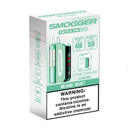 Smogger Switch Pro 40K Pro Kit DIsposable Vape HQD Tech USA Smogger Switch Pro 40K Pro Kit DIsposable Vape HQD Tech USA