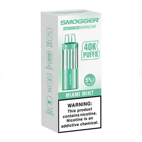 Smogger Switch Pro 40K Refill Pod HQD Tech USA Smogger Switch Pro 40K Refill Pod HQD Tech USA