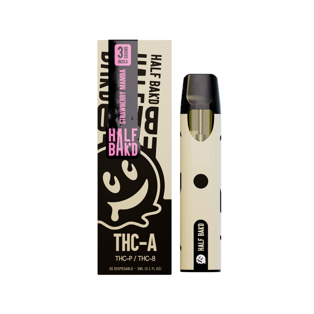 Half Bak'D THCa THCp Disposable Vapes 3G