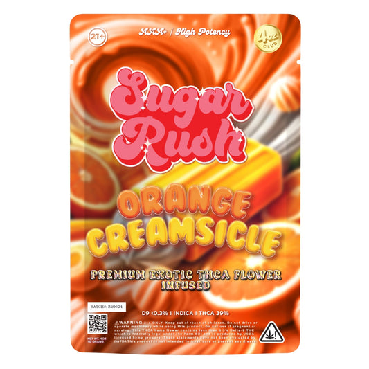 Sugar Rush Premium Exotic Orange Creamsicle THC-A Flower - 3.5g - hqdtechusa