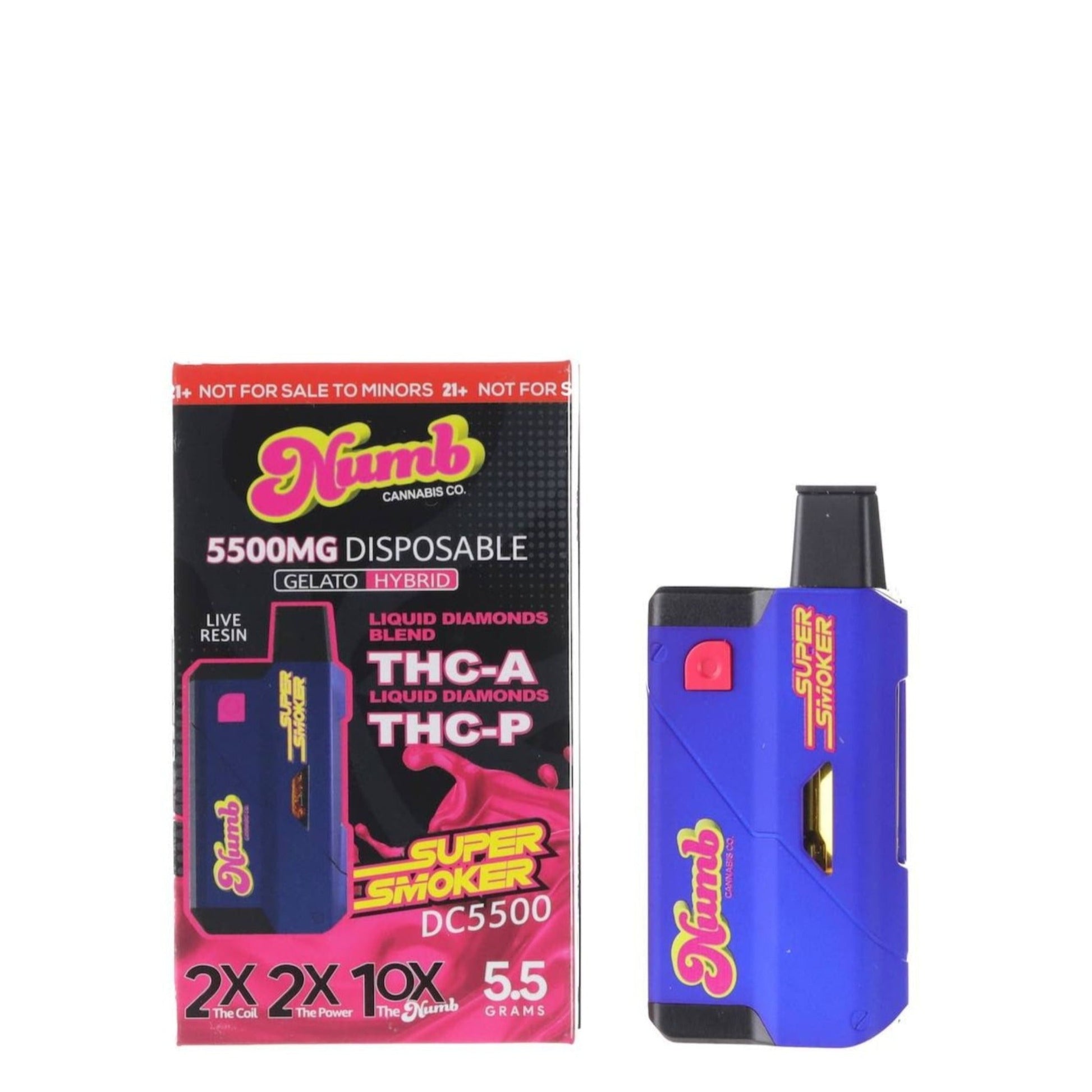 Super Smoker THC-A + THC-P Vaporizer - 5.5g - hqdtechusa