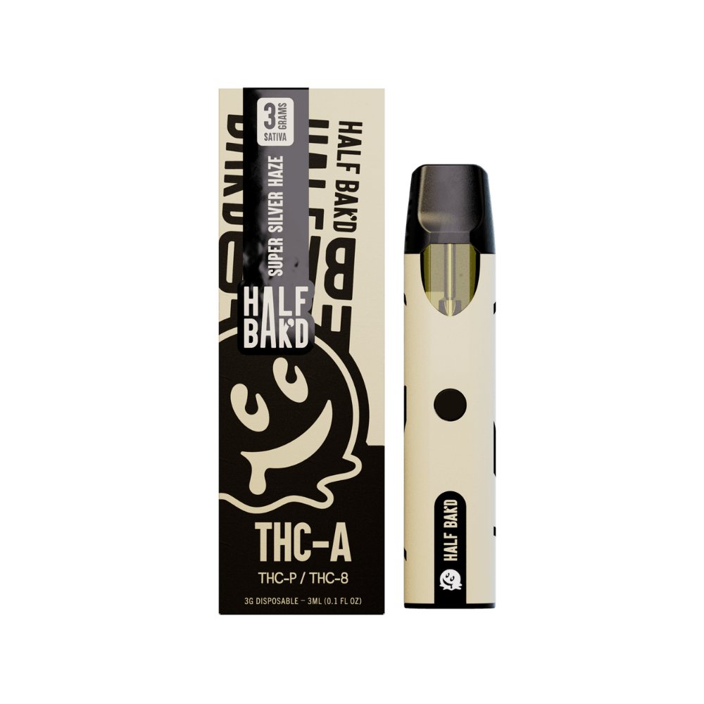 Half Bak'D THCa THCp Disposable Vapes 3G