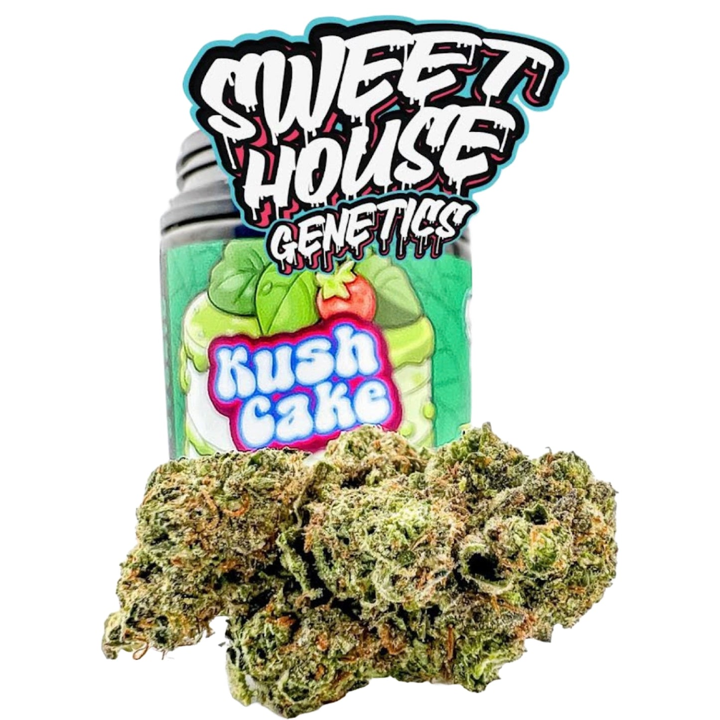 Sweet House Genetics Premium Kush Cake THC-A Flower - 3.5g - hqdtechusa