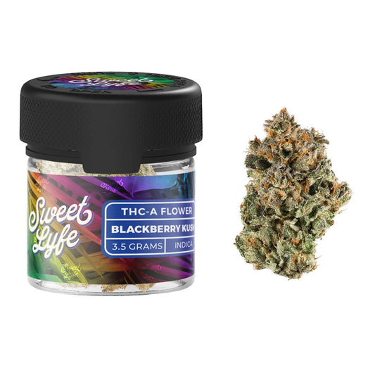 Sweet Lyfe Blackberry Kush THC-A Flower - 3.5g