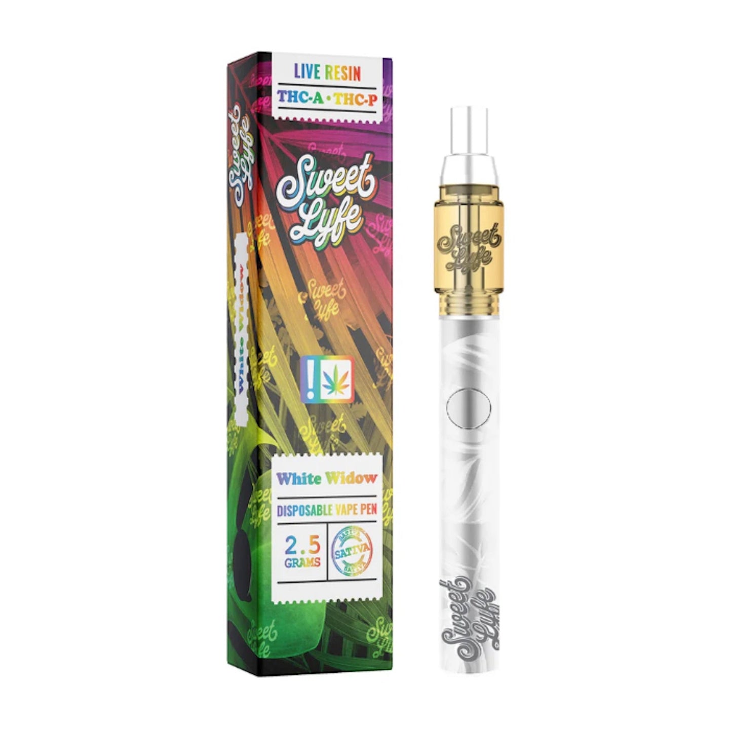 Sweet Lyfe Live Resin THC-A Vaporizer - 2500mg