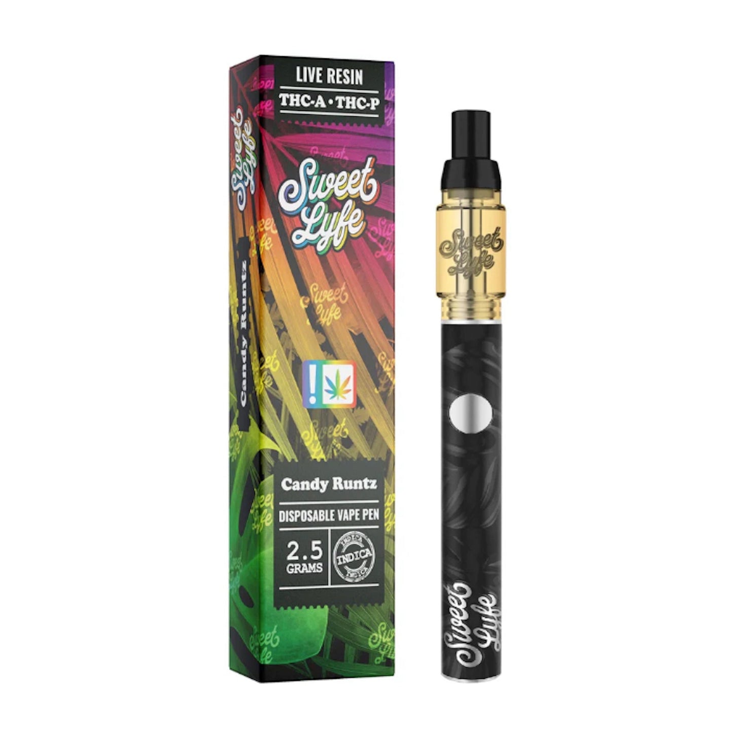 Sweet Lyfe Live Resin THC-A Vaporizer - 2500mg