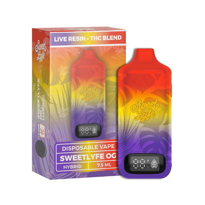 Sweet Lyfe Live Resin THC-A Vaporizer - 7500mg