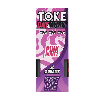 TOKE Day n Night THC-A Dual Pack Vaporizer - 4000mg