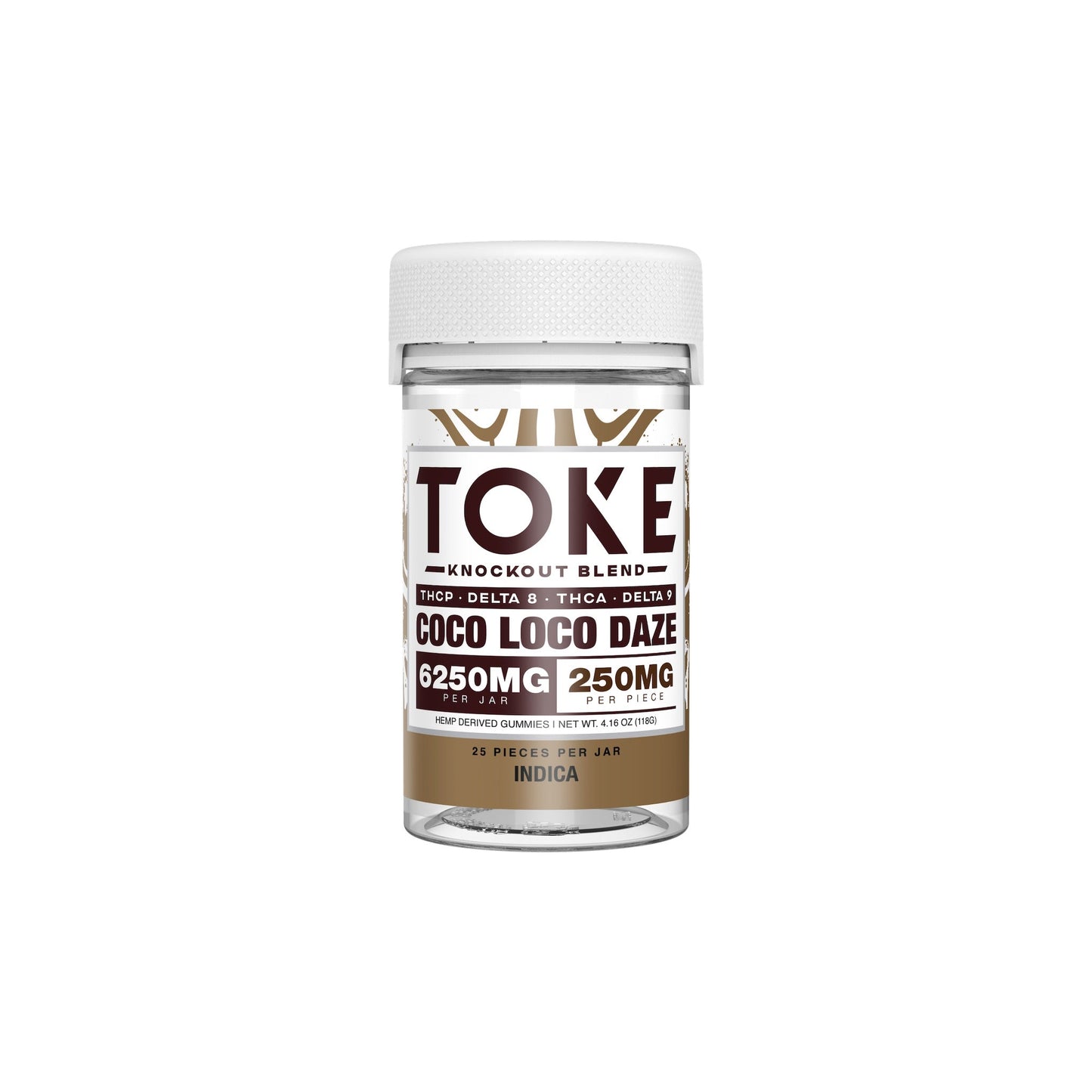 TOKE Kockout Blend Gummies - 6250mg