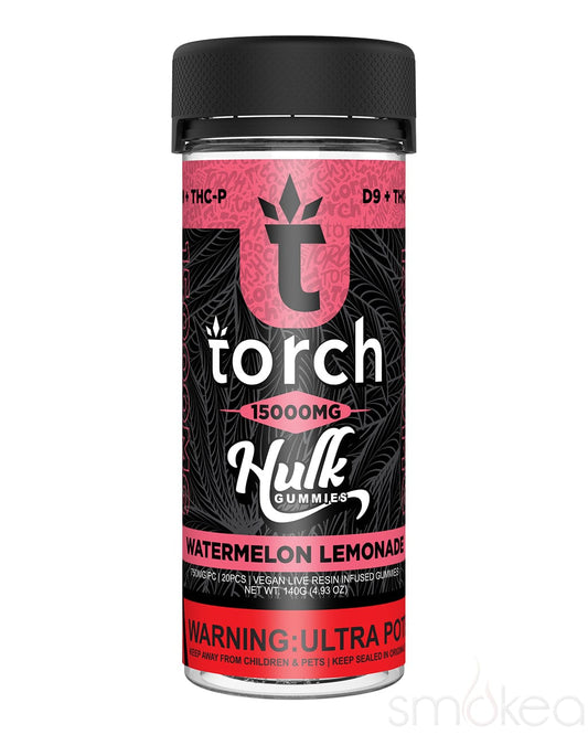 Torch 15000mg Delta 9 + THCP Hulk Gummies - Refreshing Watermelon Lemonade Delight