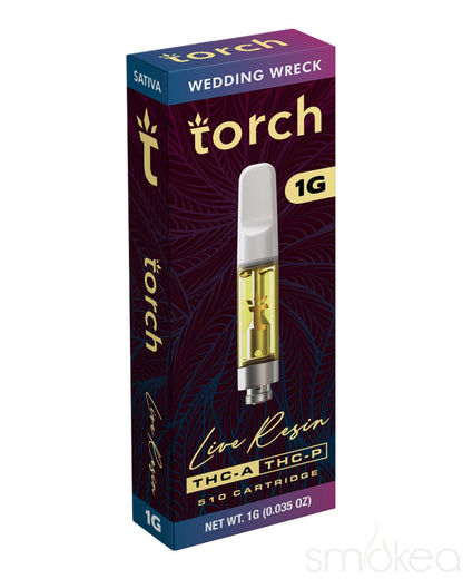 Premium Wedding Wreck THCA Live Resin Cartridge - 1g Torch Collection