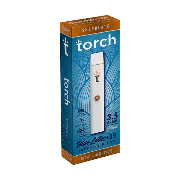 Torch Blue Lotus + D9 Sapphire Blend liquid diamonds Disposable 3.5G | Disposable Vapes | HQD Tech USA