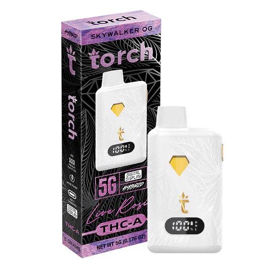 Torch Live Rosin THC-A Blend Disposable 5G | THC Disposable Vapes | HQD Tech USA