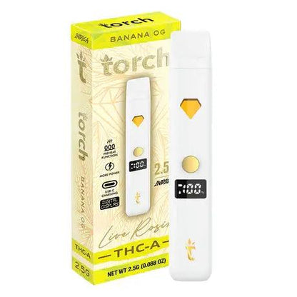 Torch Live Rosin THCa Vape 2.5G | THC Disposable Vapes | HQD Tech USA