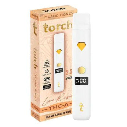 Torch Live Rosin THCa Vape 2.5G | THC Disposable Vapes | HQD Tech USA